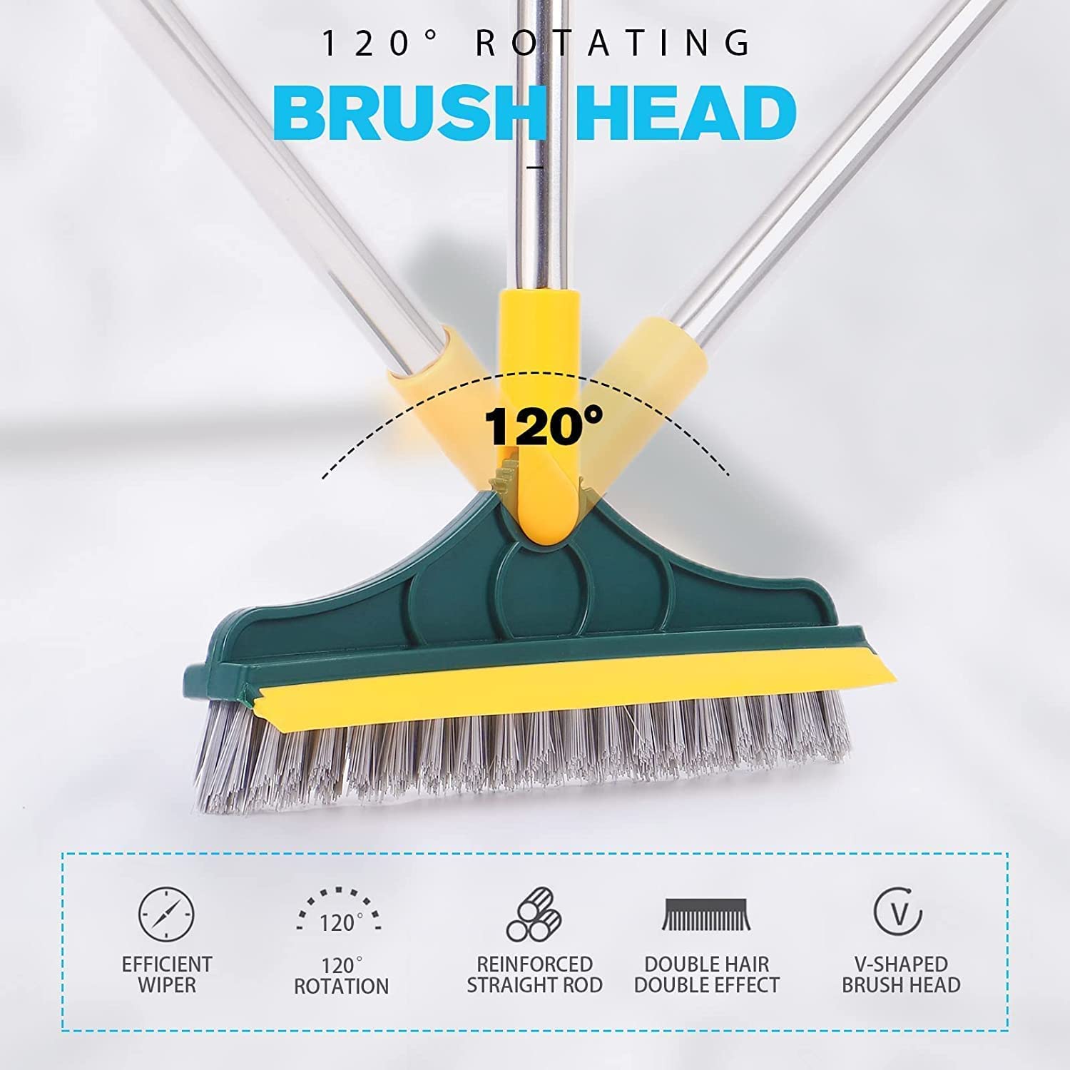 2 in 1 Cleaning Wiper Brush