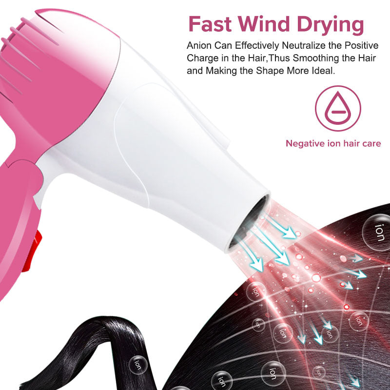 Nova Hot Flow Foldable Hair Dryer🔥✨ New Year Sale🎉