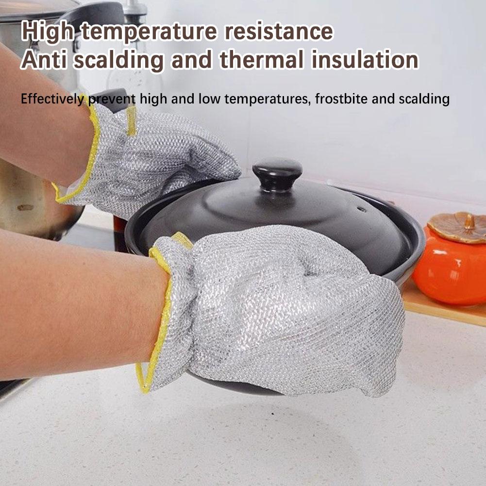 Wire Dishwashing WaterProof Cleaning Gloves