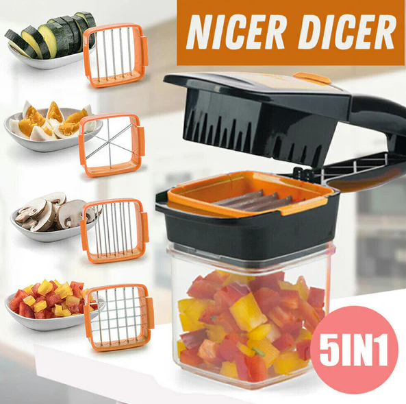 5 In 1 Quick Fruit Vegetable Cutter