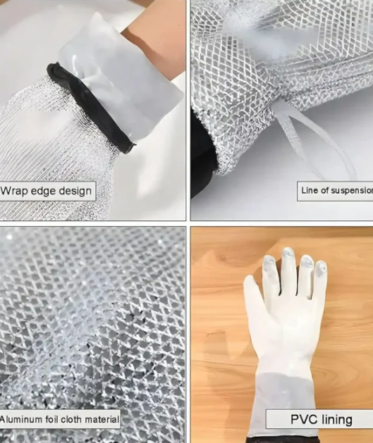 Wire Dishwashing WaterProof Cleaning Gloves