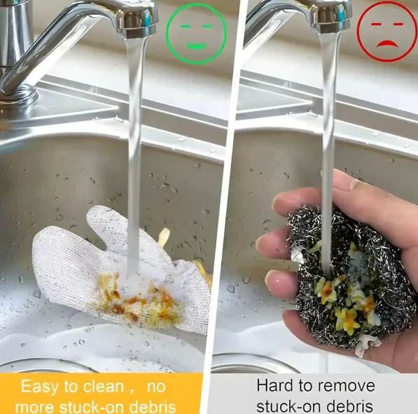 Wire Dishwashing WaterProof Cleaning Gloves