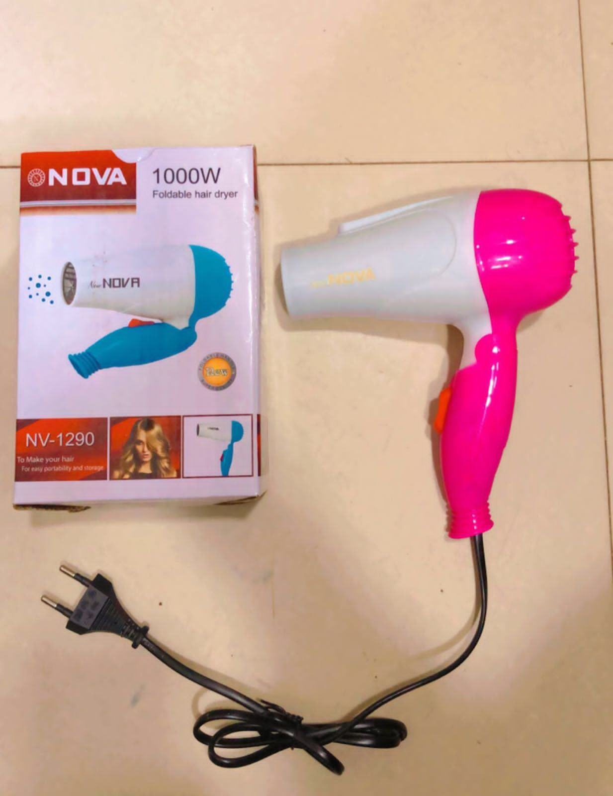 Nova Hot Flow Foldable Hair Dryer🔥✨ New Year Sale🎉