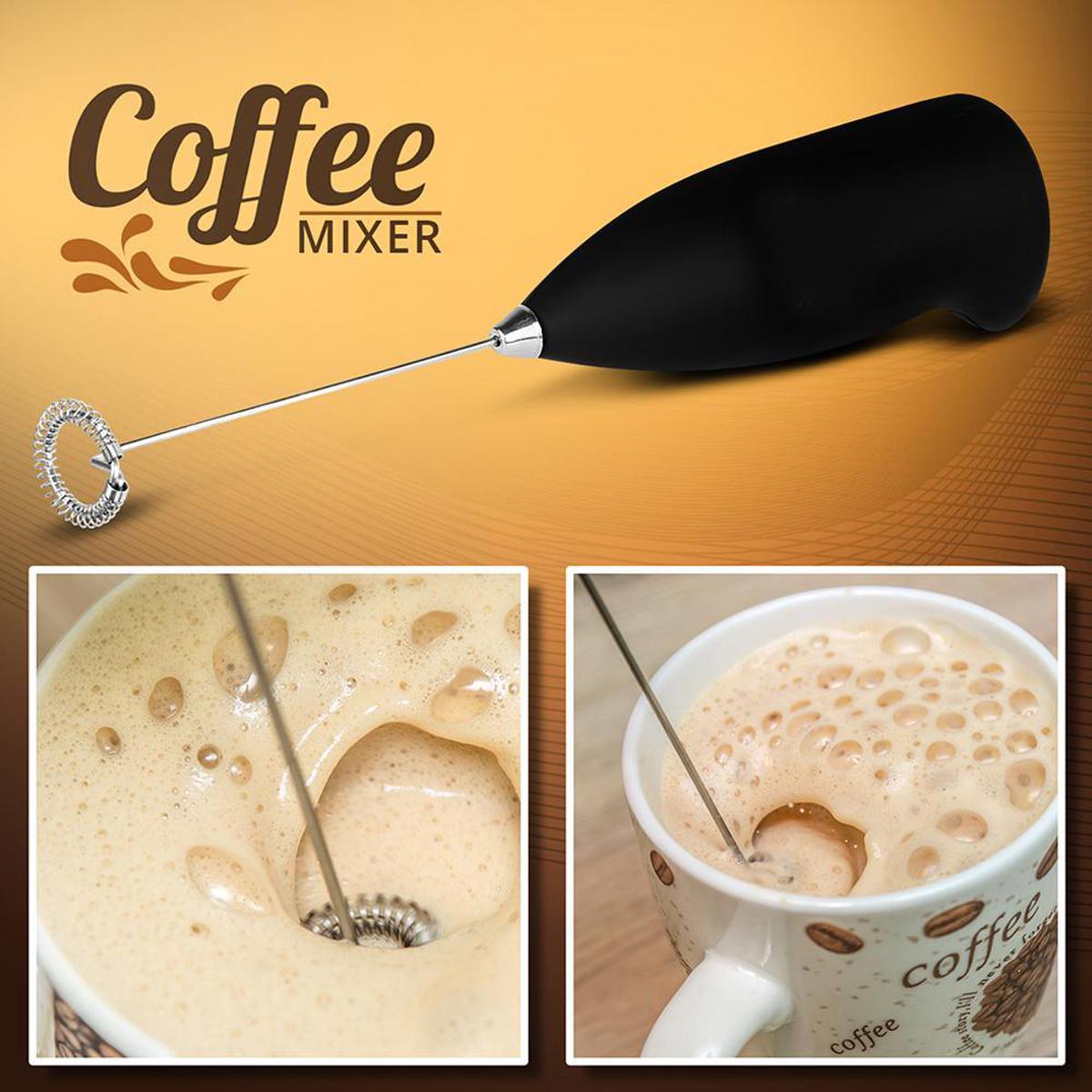 2 in 1 Rechargeable Electric Coffee Beater, Milk Frother, Whisk Egg Beater ☕