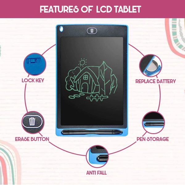 Hardbound LCD Writing Pad 8.5 Inch, LCD Tablet